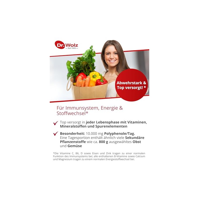 Dr. Wolz Vitalkomplex 500 ml Combination Pack with Fruit and