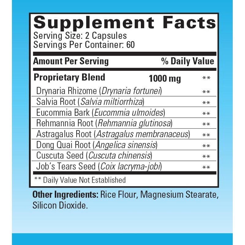 OsteoPhase Natural Herbal Bone Support Formula (120 Vegetarian Capsules)