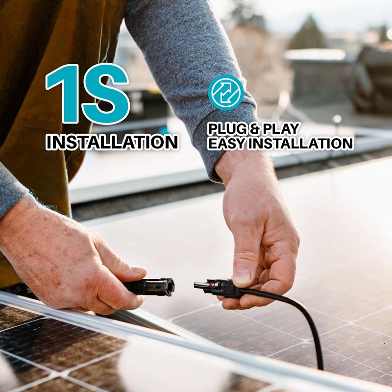 KNMIPJD Solar connectors Tool-Free Solar Cable connectors Solar Connector for