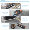 Floor Scrub V Brush with Long Handle 4 in 1
