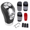 Universal Manual Gear Shift Knob with 3 Interchangeable Panels, Car