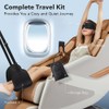 Aeroplane Footrest Foot Hammock, Footrest Made of Premium Memory Foam,