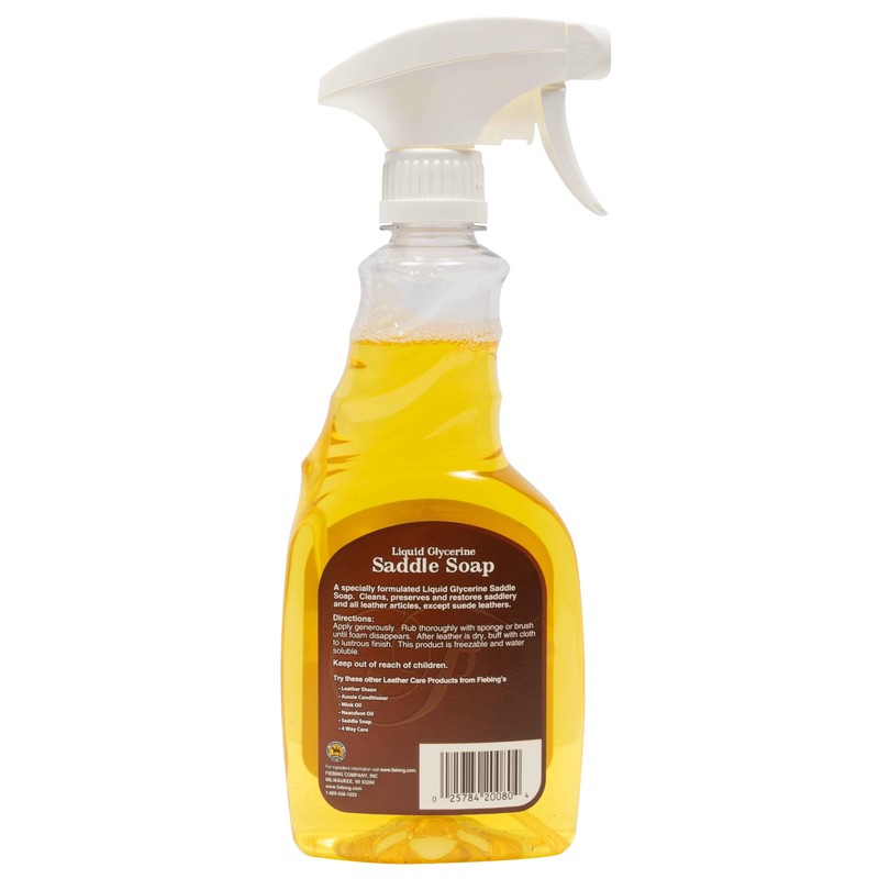 Fiebing's Tack Cleaner - Liquid Glycerine Saddle Soap for Leather