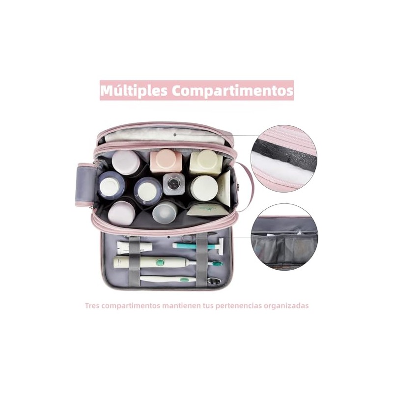 Shoonlo Neceser de Viaje para Hombre y Mujer, Bolsa de