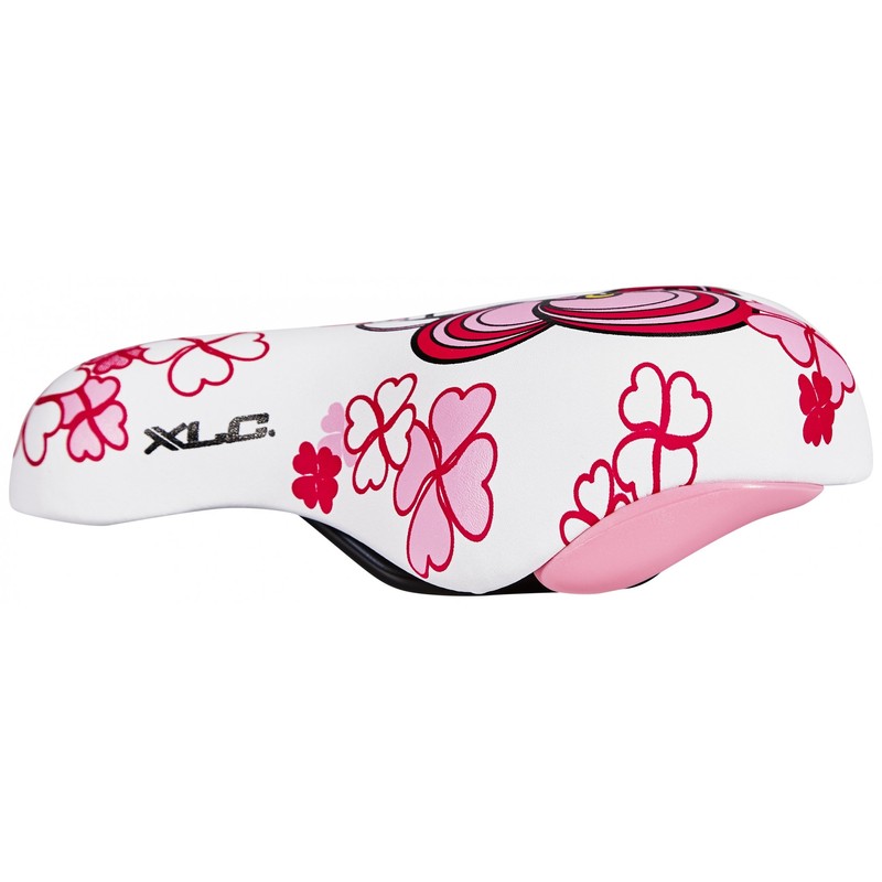 XLC Unisex Jugend Kinder-Sattel SA-C02, Weiß, 180x145 mm