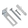 FDXGYH 10set White Board Mounting Hardware L-Shaped Whiteboard Hanging Brackets