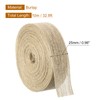 sourcing map 1 Roll Natural Burlap Fabric Ribbon 1 Inch