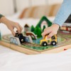 Melissa & Doug Take-Along Railroad Tabletop Playset with Wooden Train