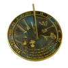 IOTC ARMOURY Beautiful Brass Garden Sundial Kiss of The Sun