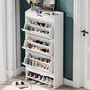 GLSCASA Shoe Cabinet with Shoe Cabinet with 3 Flip Drawers,
