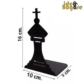 Sujetalibros Decorativos Soporte Sujeta De Libros 6 Pzas (Ajedrez)