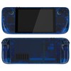 eXtremeRate Clear Blue Custom Faceplate Back Plate Shell for Steam
