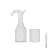 Window Opener Pole Hook,Set of Hook and Non-Slip Base,Universal Swan