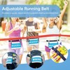 Triathlon Race Belt Adjustable – 6 Gel Loops Reflective Running