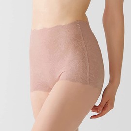 Gunze Kireilabo Ladies' Short Girdle, Corrective Underwear, Seamless, Low Irritation KB1662, noble pink, 3 L
