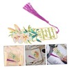 GANAZONO Beautiful Flower Themed Bookmark Lightweight Floral Page Marker for