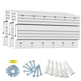 French Cleats 6 inch - Supports 70 lbs - Heavy Duty Z Bar Hanger for Pictures, Mirrors, and Art - Alloy Steel French Cleat Picture Hanging Kit for Panels,Photo, Cabinet (3Pairs)