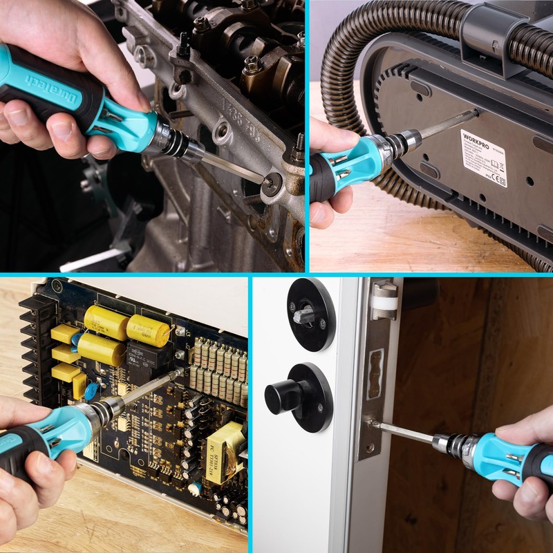 DURATECH Screwdriver 12 in 1 Function, Ratchet Screwdriver Set with