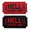 2 Pcs Funny Hook and Loop Patch - Hell Admit