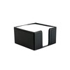 DELMON VARONE - Premium Leather Boxcalf Black Note Box with