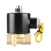 Baomain 3/8 inch Brass Electric Solenoid Valve Water Air N/C
