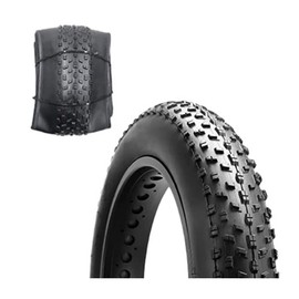 Bike Tire 26x4 in Tire Heavy Duty Bicycle Tire for Electric Bike and Bike Foldable Knobby Tire 20 PSI Fat Tire