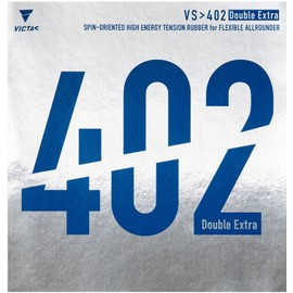 ヴィクタス(VICTAS) 卓球 裏ソフトラバー VS402 ダブルエキストラ ブラック(0020) 2.0サイズ 020401