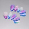 Thick Press on Nails Handmade Nails Medium Almond Nails Aurora