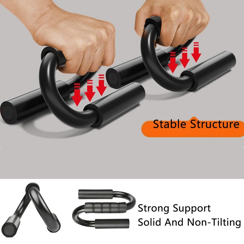 Push-up handles, 1 pair of push-up handles with handle, push