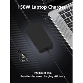 Hafiuege 150W 20V 7.5A Power Supply Charging Cable Compatible with Asus TUF Gaming A15 A17 FX505GT FX505DU FX705DD FX705DT ROG Strix G512LI-AL024T G512LI-BI7N10 Rog G531GT G731GT Laptop Charger 6.0 * 3.7 mm