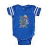 CafePress Candy Land Game Board Cute Infant Baby Football Bodysuit