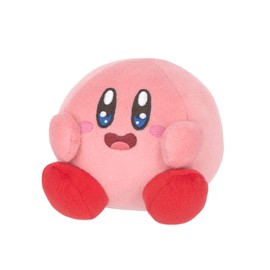 Three British Trading Kirby KGF-01 Kirby's Gourmet Festival Mini Plush Kirby Pink W 4.3 x D 4.3 x H 3.9 inches (11 x 11 x 10 cm)