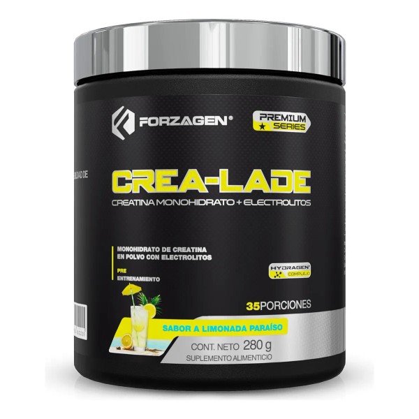 Forzagen Crea-lade Creatina Con Electrolitos Limonada 280 g