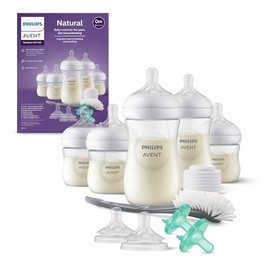 Philips Avent Set de Regalo Natural Response | Recién Nacido | 4oz/125 ml / 9oz/260 ml | SCD838/02