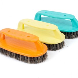 Household Hog Bristle Shoe Brush with Handle for Polishing & Cleaning Shoe Cleaning 3ea
