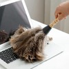 Ostrich Feather Duster 35 cm Ostrich Duster with Wooden Handle