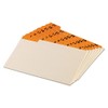 Oxford 05832 Laminated Tab Index Card Guides, Daily, 1/5 Tab,