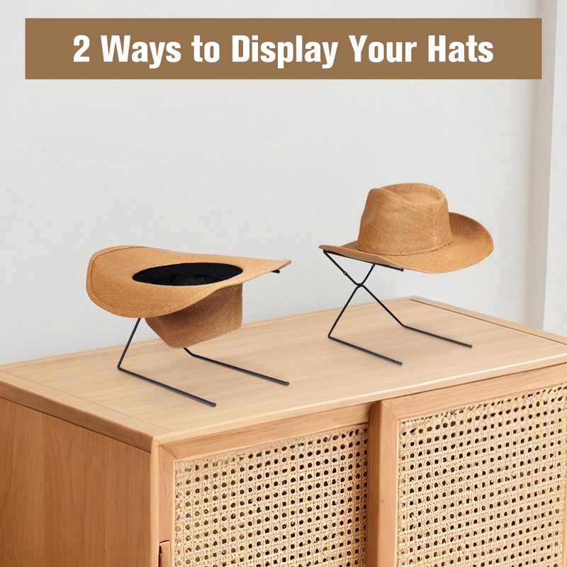 WOMACO Hat Stand for Display - Metal Cowboy Hats Display