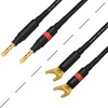 WORLDS BEST CABLES 8 Foot WBC-GOLD-LOCAP-SPKR-14 AWG - Low-Capacitance -