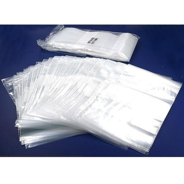 200 Zipper Block Bags Plastic Shipping Baggies 6"x 9"