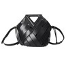 Woven Bucket Crossbody Bags for Women, Retro Leather Tote Handbag