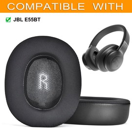 E55BT Kühlgel-Ohrpolster defean Ersatz ovale Kissen kompatibel mit JBL E55BT (E55 BT) Over-Ear-Kopfhörern, hochdichter Geräuschisolationsschaum