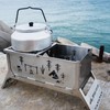 Portable Charcoal Grill, Total 343 Sq. In. Foldable Tabletop BBQ