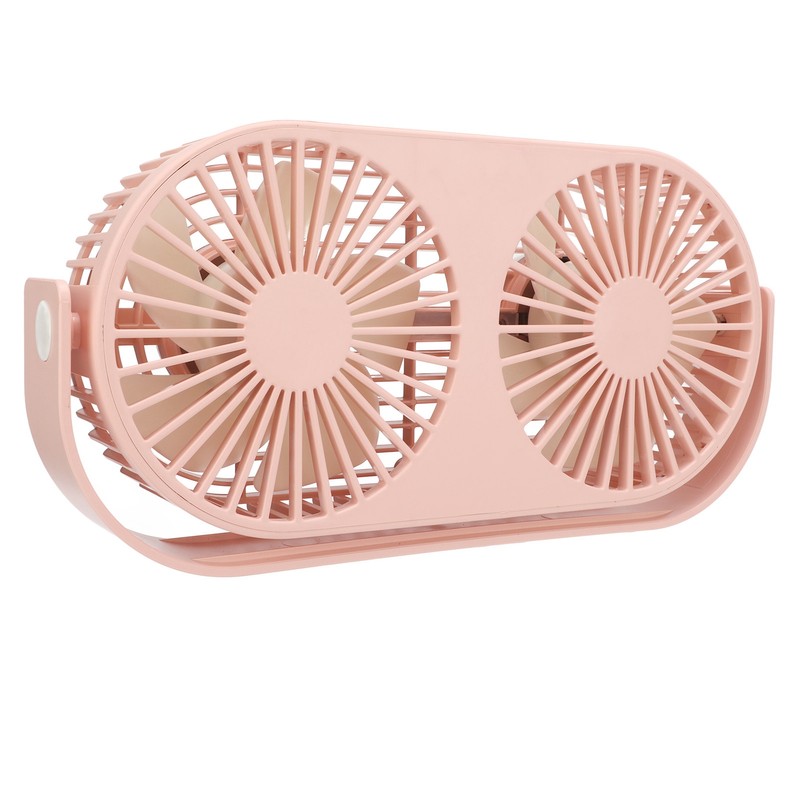 Double Fan USB Charging Fast Heat Dissipation 360° Rotation Double