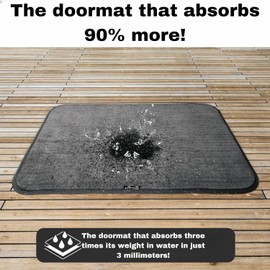 Aladino il tappeto Magico® - The Original Outdoor and Indoor Doormat, Non-slip and Machine Washable, Ultra Absorbent Rug, Bath Mats, Home, and Kitchen, Made In Italy