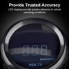 WATERWICH DC12V Voltmeter Blue Digital LED Volt Gauge Voltage Meter