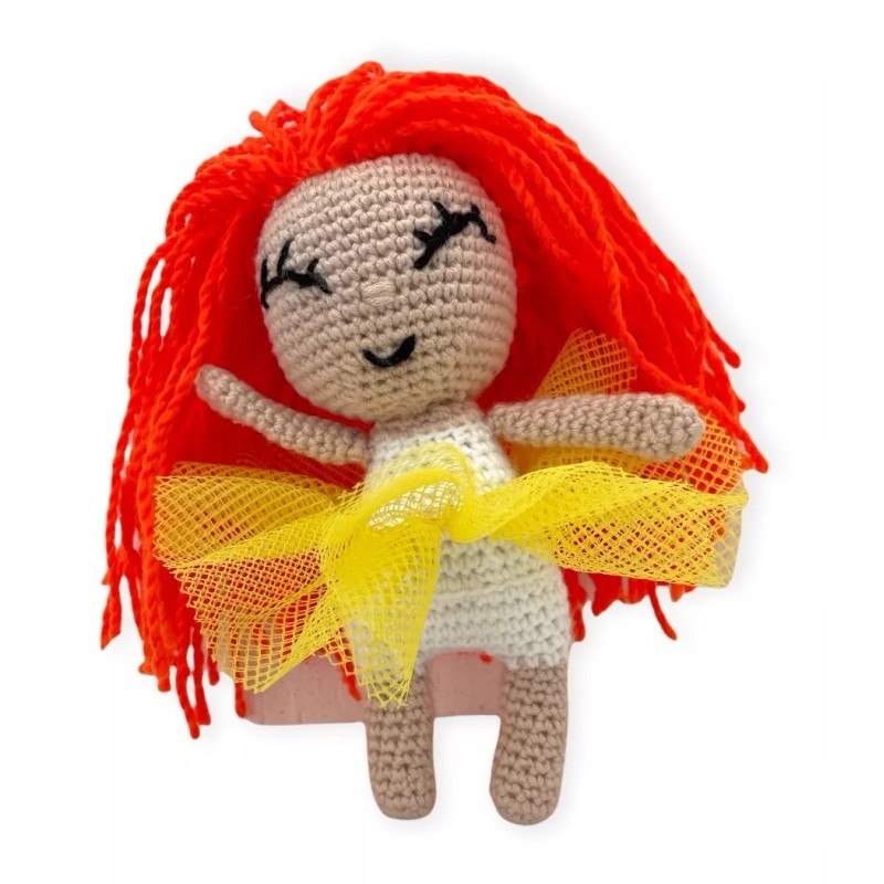 Nominó Muñequita Soñadora Amigurumi Tejido Crochet Nominó