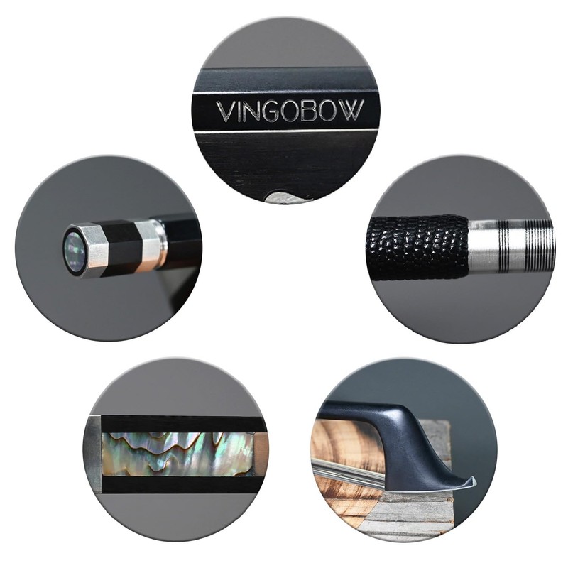 4/4 Full Size Cello Bow Advanced Carbon fiber Bow with