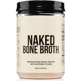 Beef Bone Broth Protein Powder – 21g Protein, 17g Collagen, Unflavored, Gut & Joint Support, Non-GMO, Gluten-Free, Soy-Free, 1lb