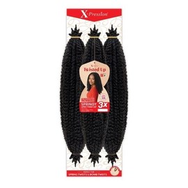 Outre X Pression Twisted Up Springy Afro Twist - Color: 27, Size: 12” 2 Bundles